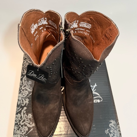 Dan Post Stud Boot NWT from Sundance Brown Size 8 - Picture 7 of 10